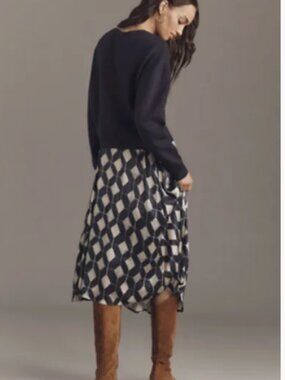 NWOT - Anthropologie Gemini Twofer Sweater + Dress Set